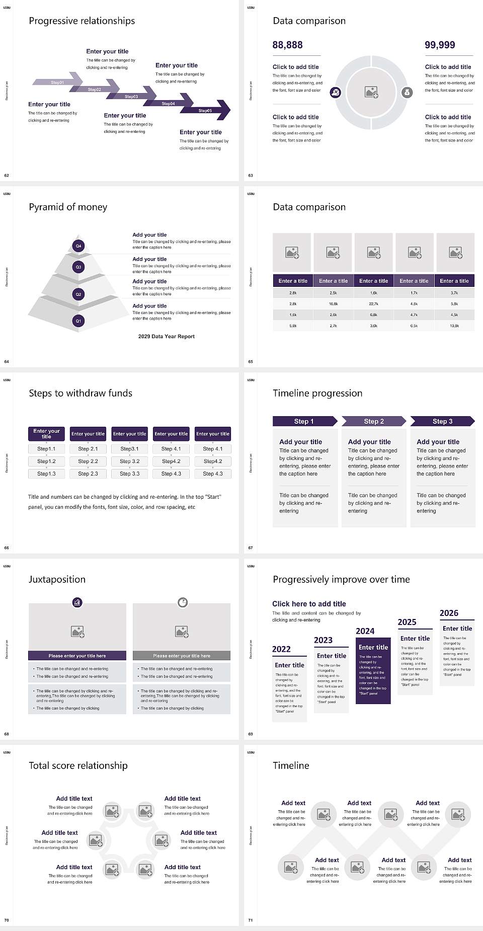 London South Bank University Competition/Entrepreneurship Contest PPT Template4:3 ratio PPT effect preview image8