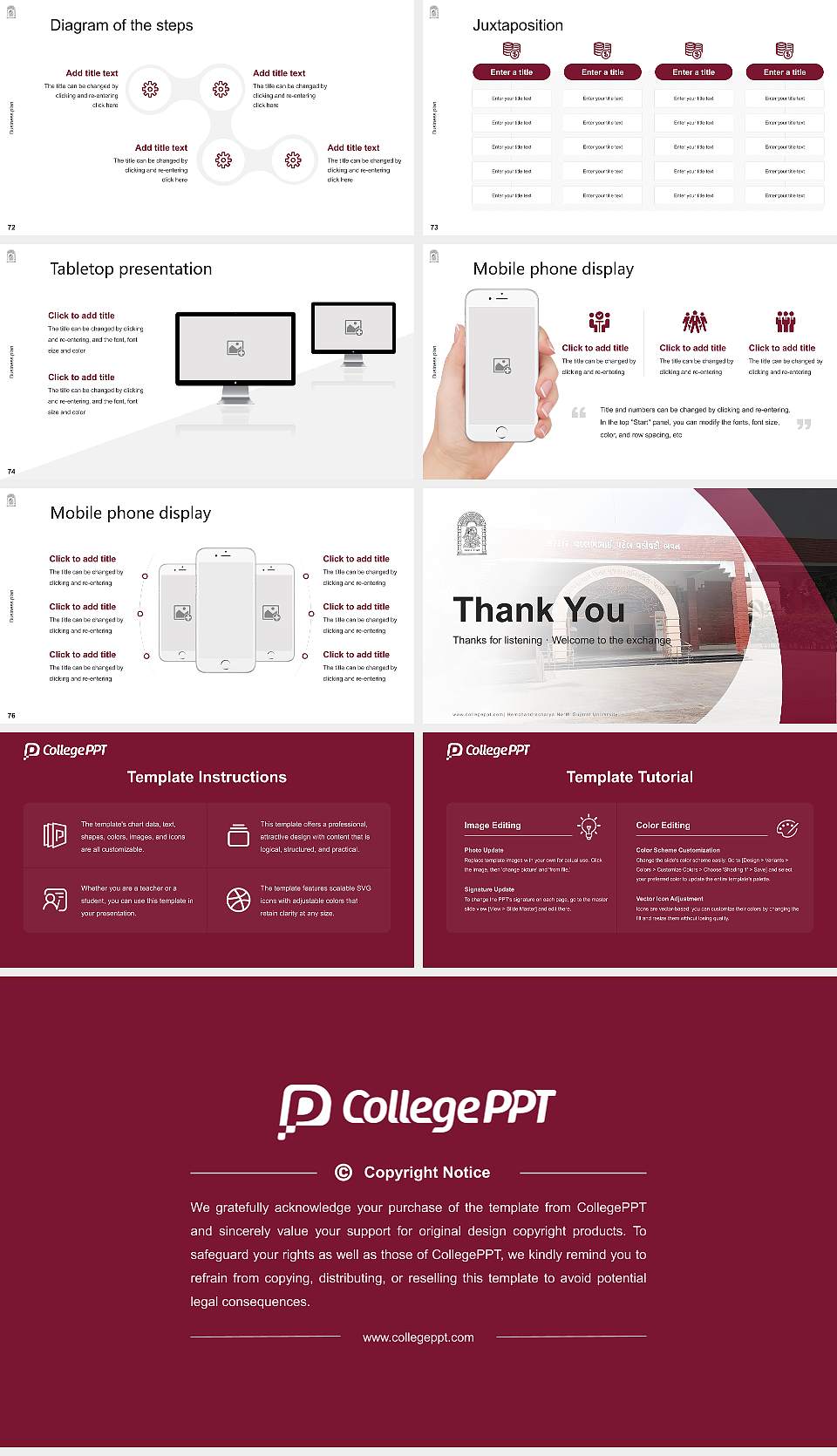 Hemchandracharya North Gujarat University Competition/Entrepreneurship Contest PPT Template16:9 ratio PPT effect preview image9