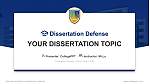 Chamberlain University – Online학위 논문 방어PPT 템플릿