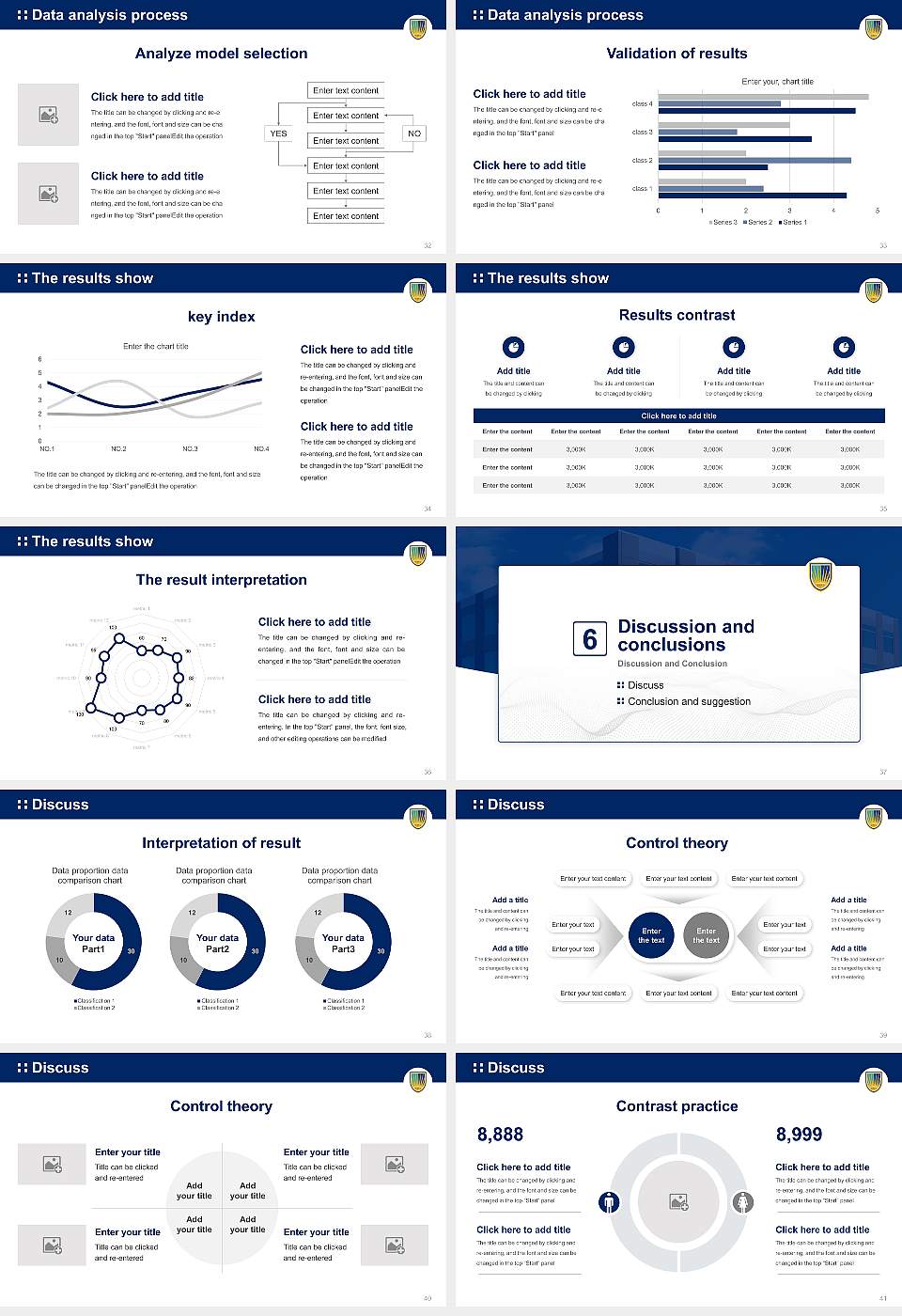 Chamberlain University – Houston Graduation Thesis Defense PPT Template16:9 ratio PPT effect preview image5