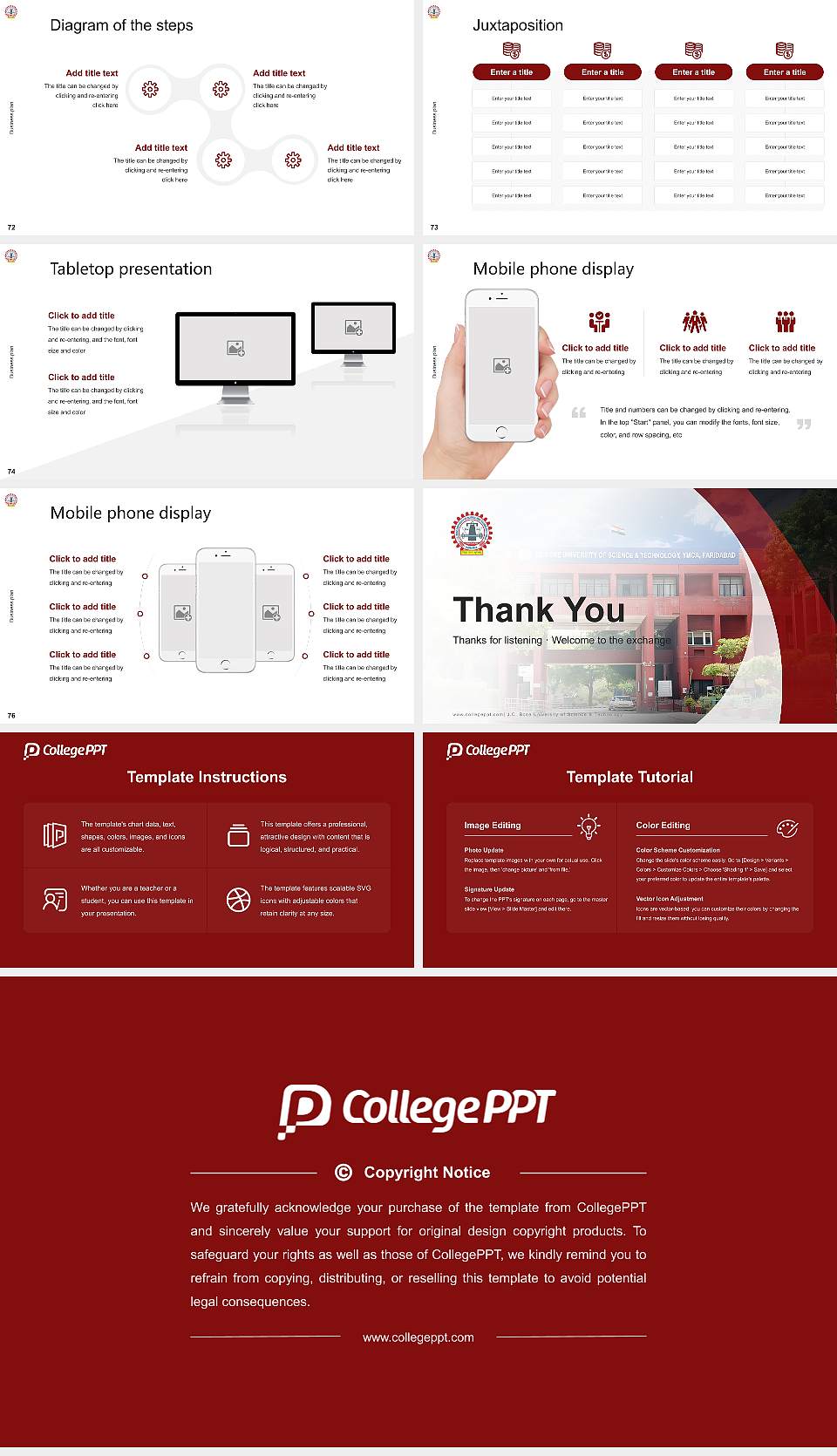 J.C. Bose University of Science & Technology Competition/Entrepreneurship Contest PPT Template16:9 ratio PPT effect preview image9