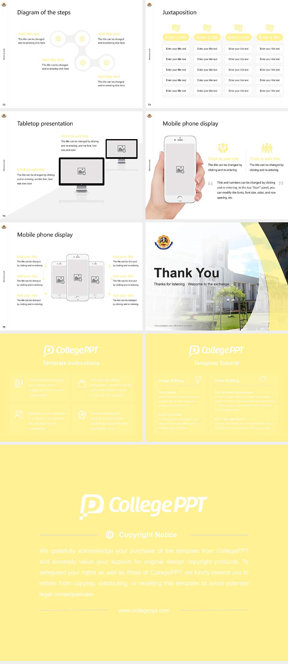 Bharathiar University Competition/Entrepreneurship Contest PPT Template4:3 ratio PPT effect preview image9