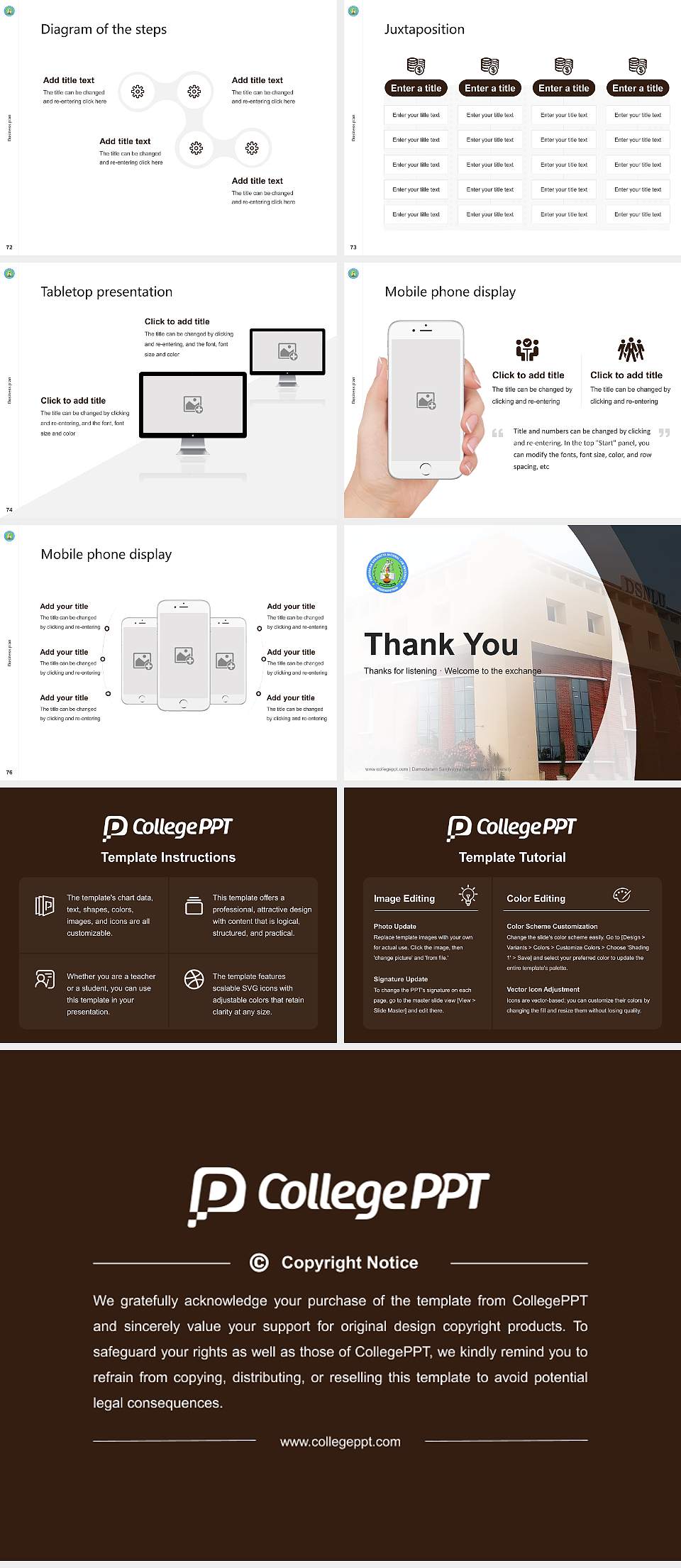 Damodaram Sanjivayya National Law University Competition/Entrepreneurship Contest PPT Template4:3 ratio PPT effect preview image9