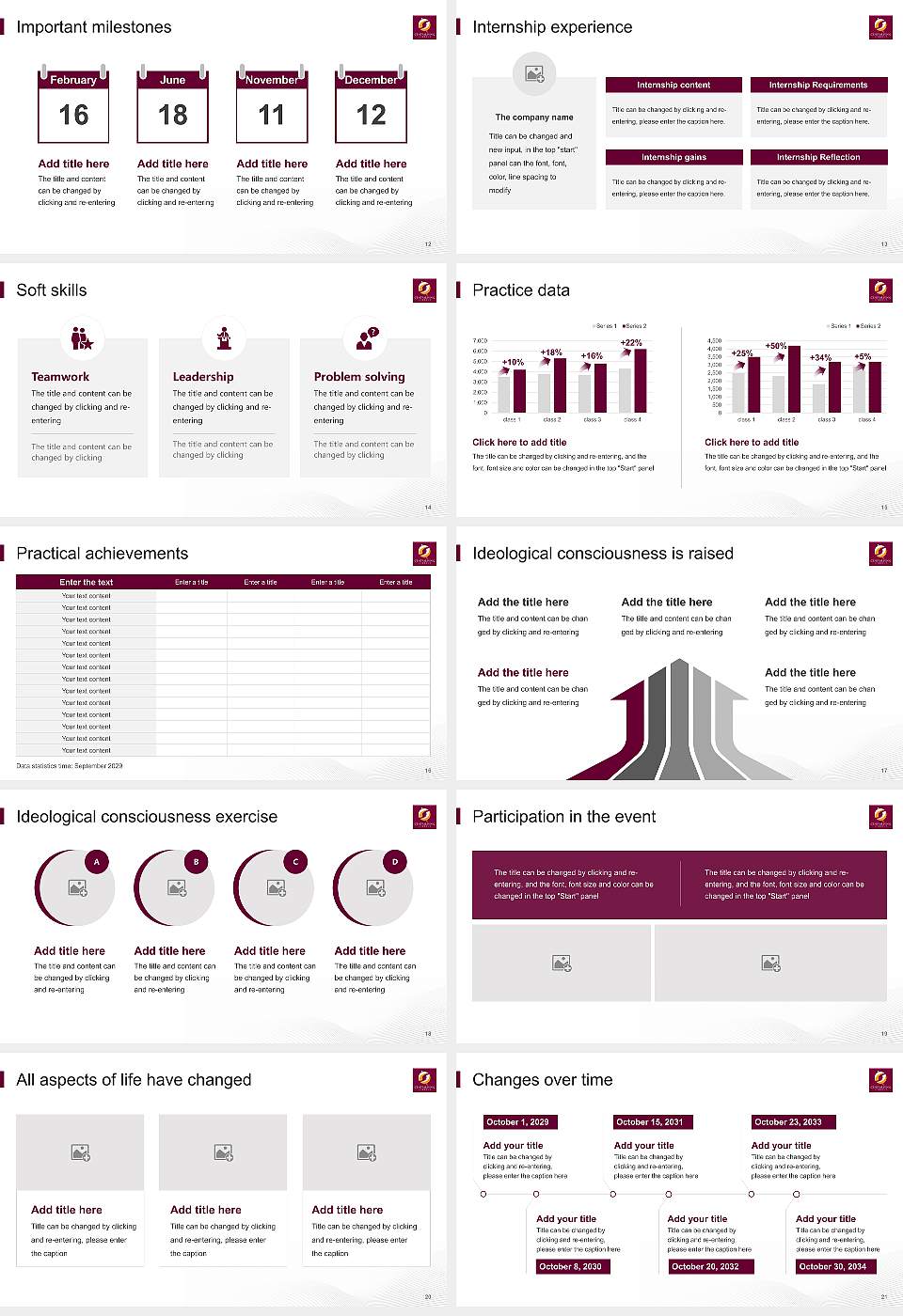 Central Penn College National Scholarship Defense PPT Template16:9 ratio PPT effect preview image3