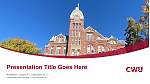 Central Washington University Pelajaran Templat PPT