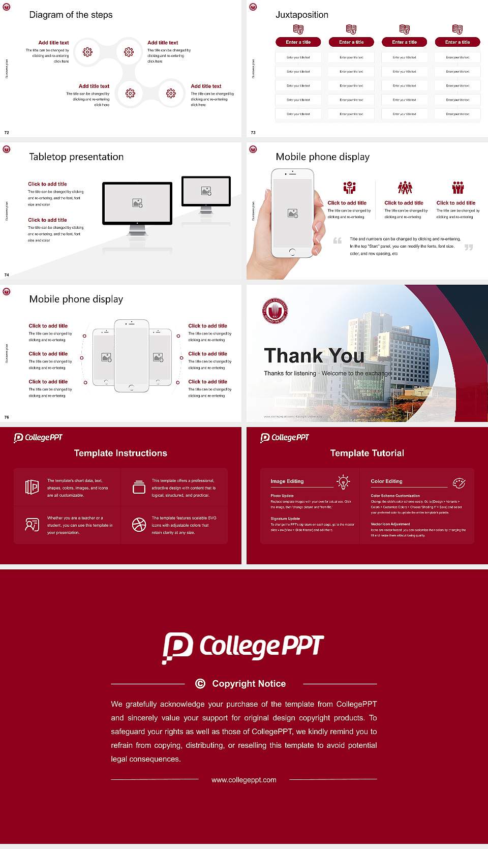 Kyungil University Competition/Entrepreneurship Contest PPT Template16:9 ratio PPT effect preview image9