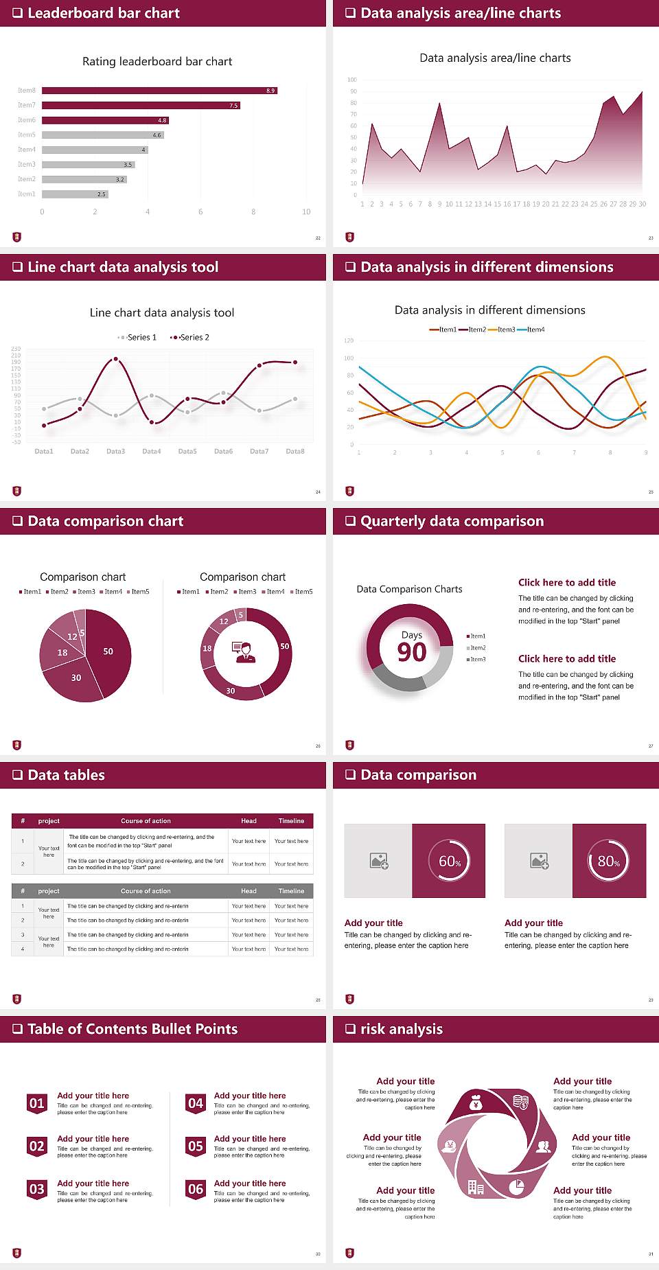 Central State University General Purpose PPT Template4:3 ratio PPT effect preview image4