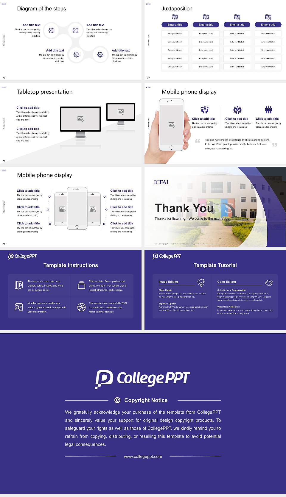 ICFAI Foundation for Higher Education Competition/Entrepreneurship Contest PPT Template16:9 ratio PPT effect preview image9