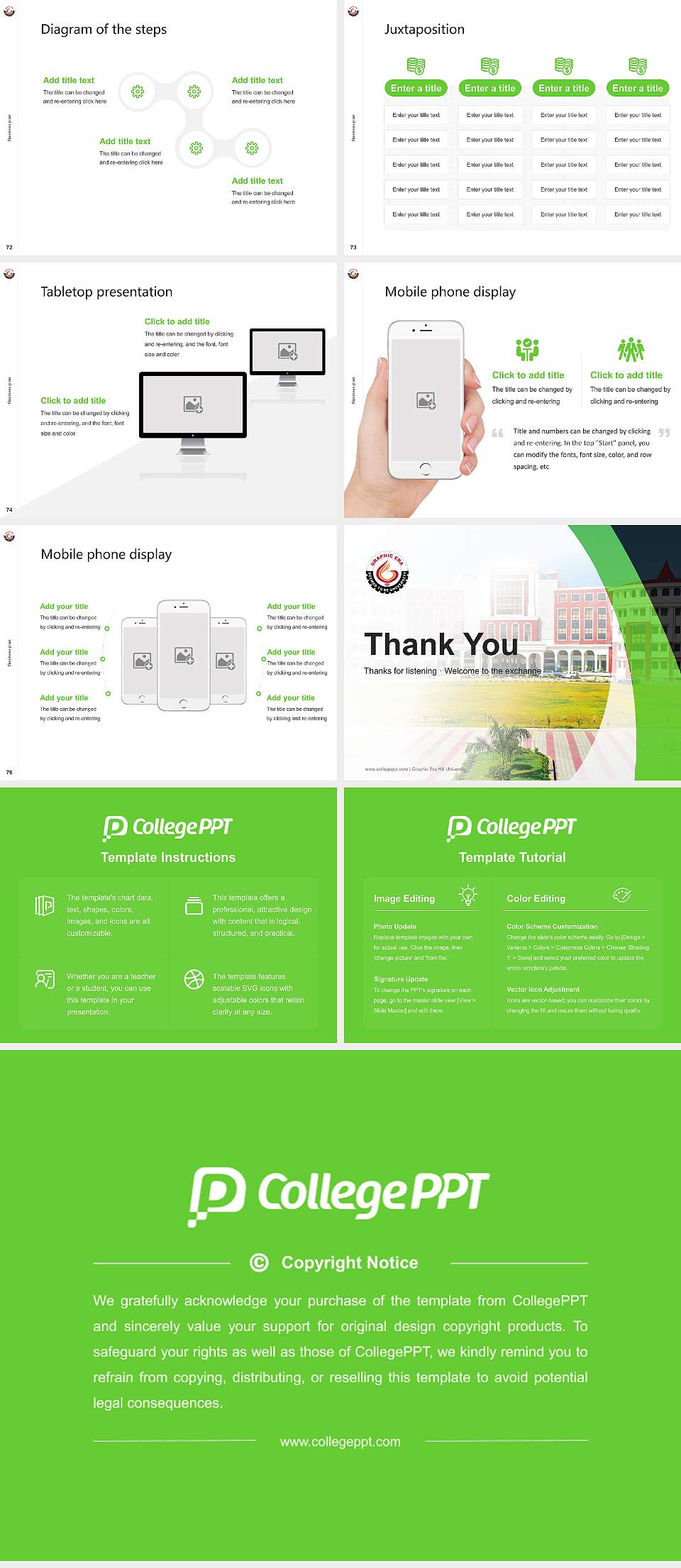 Graphic Era Hill University Competition/Entrepreneurship Contest PPT Template4:3 ratio PPT effect preview image9