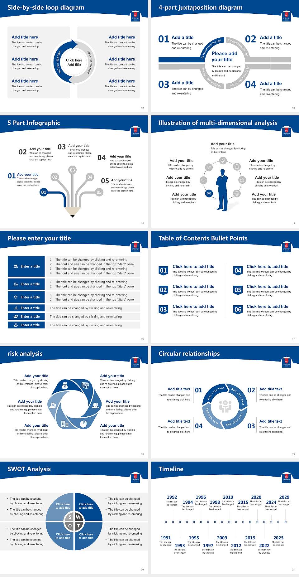 Catawba College Academic Presentation/Research Findings Report PPT Template4:3 ratio PPT effect preview image3