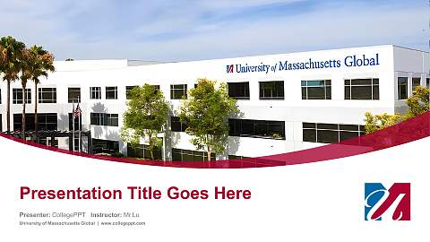 University of Massachusetts Global Course/Courseware Creation PPT Template