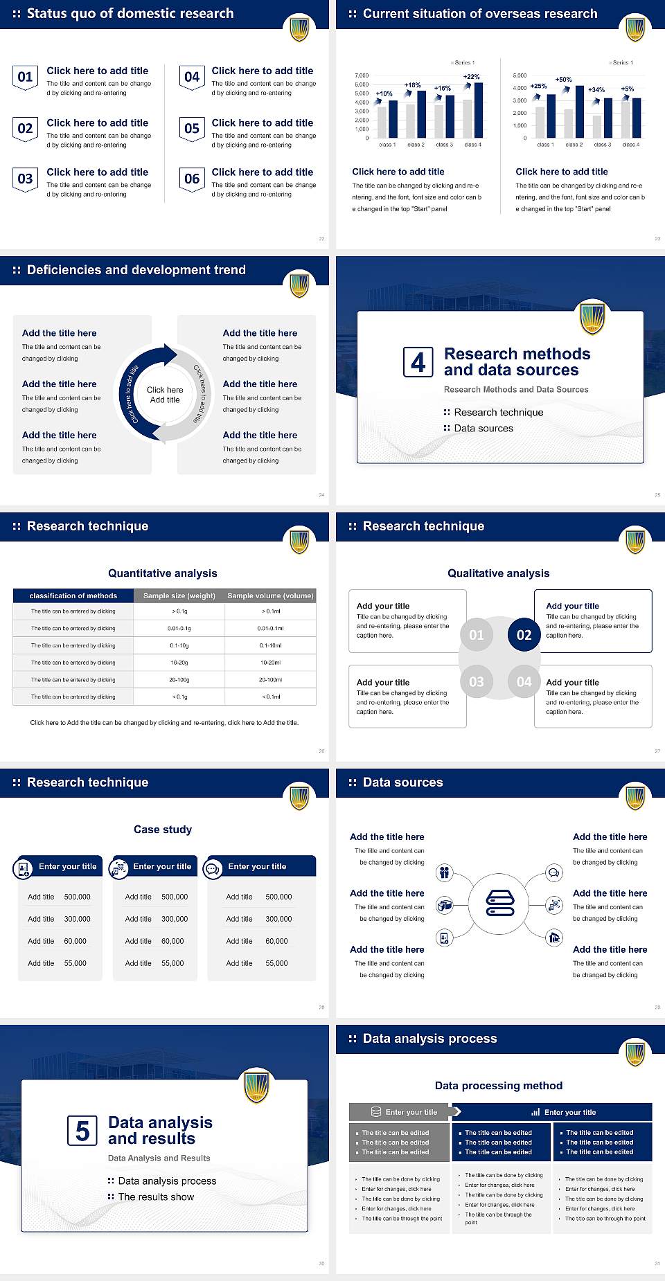 Chamberlain University – Chicago Graduation Thesis Defense PPT Template4:3 ratio PPT effect preview image4