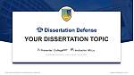Chamberlain University – Tyson’s Corner Graduation Thesis Defense PPT Template