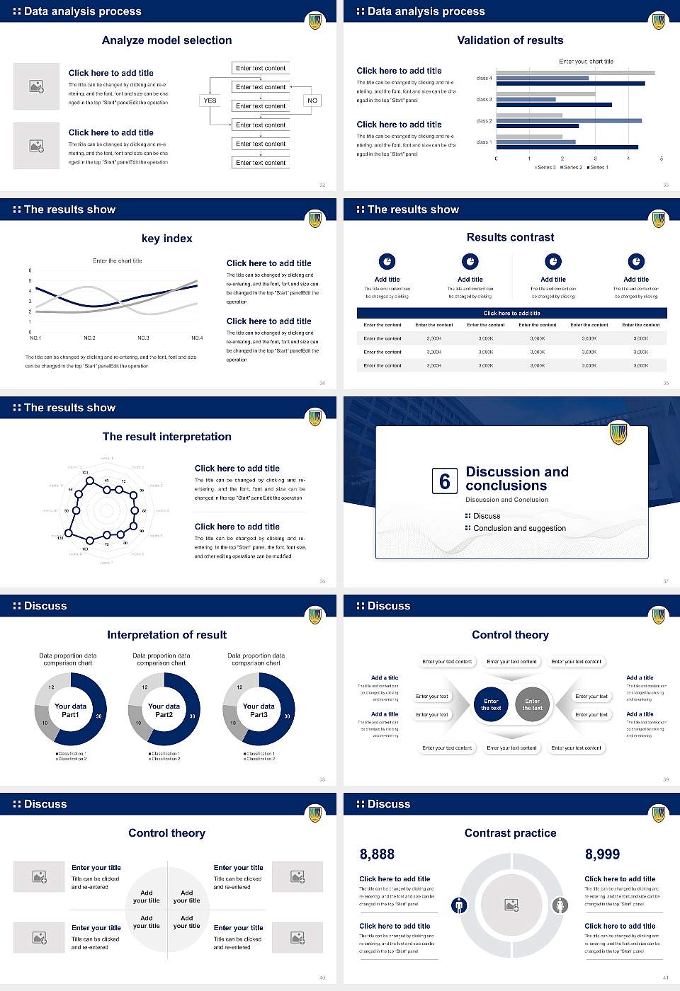 Chamberlain University – Tyson’s Corner Graduation Thesis Defense PPT Template16:9 ratio PPT effect preview image5