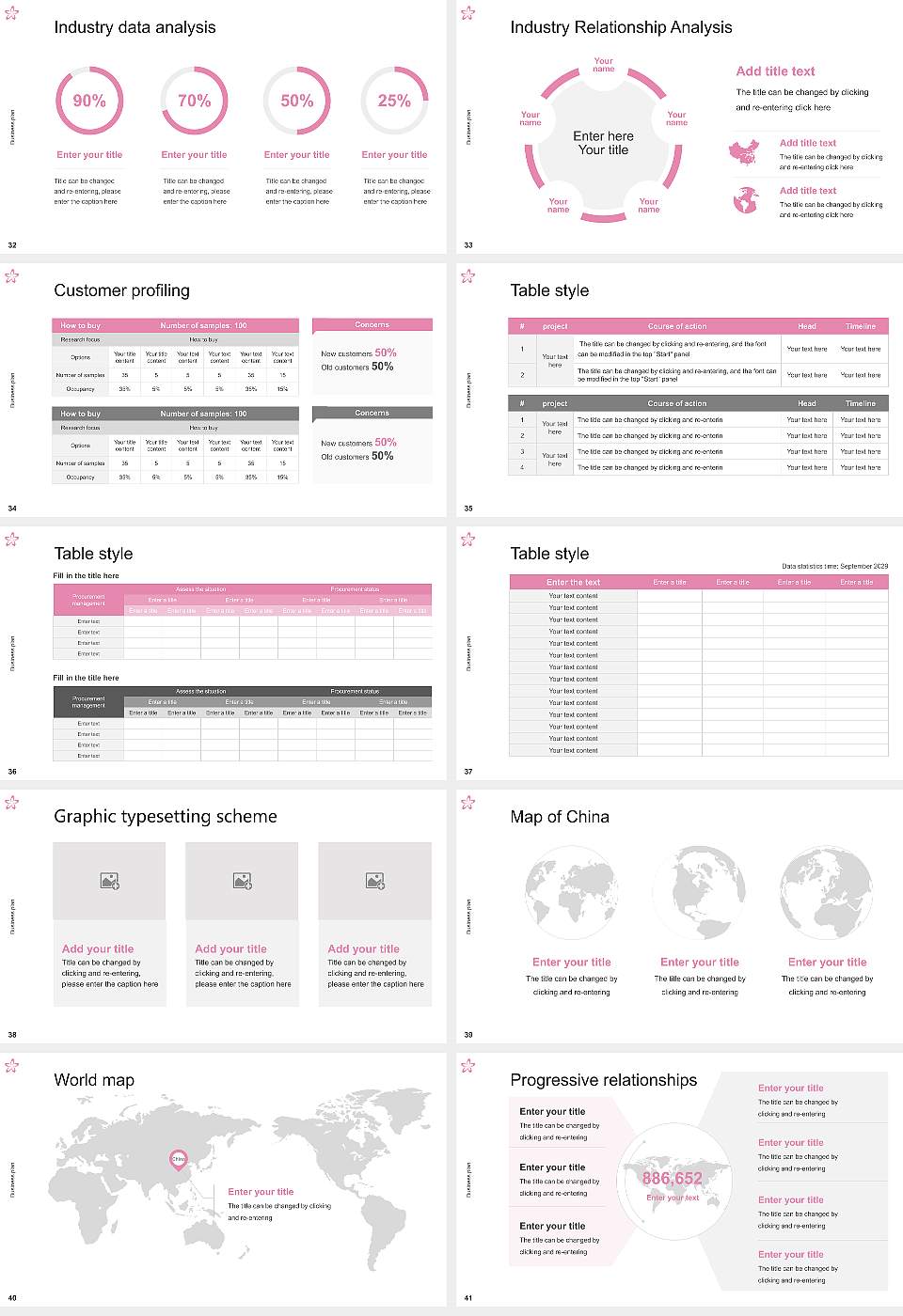 Fukuyama Heisei University Competition/Entrepreneurship Contest PPT Template16:9 ratio PPT effect preview image5