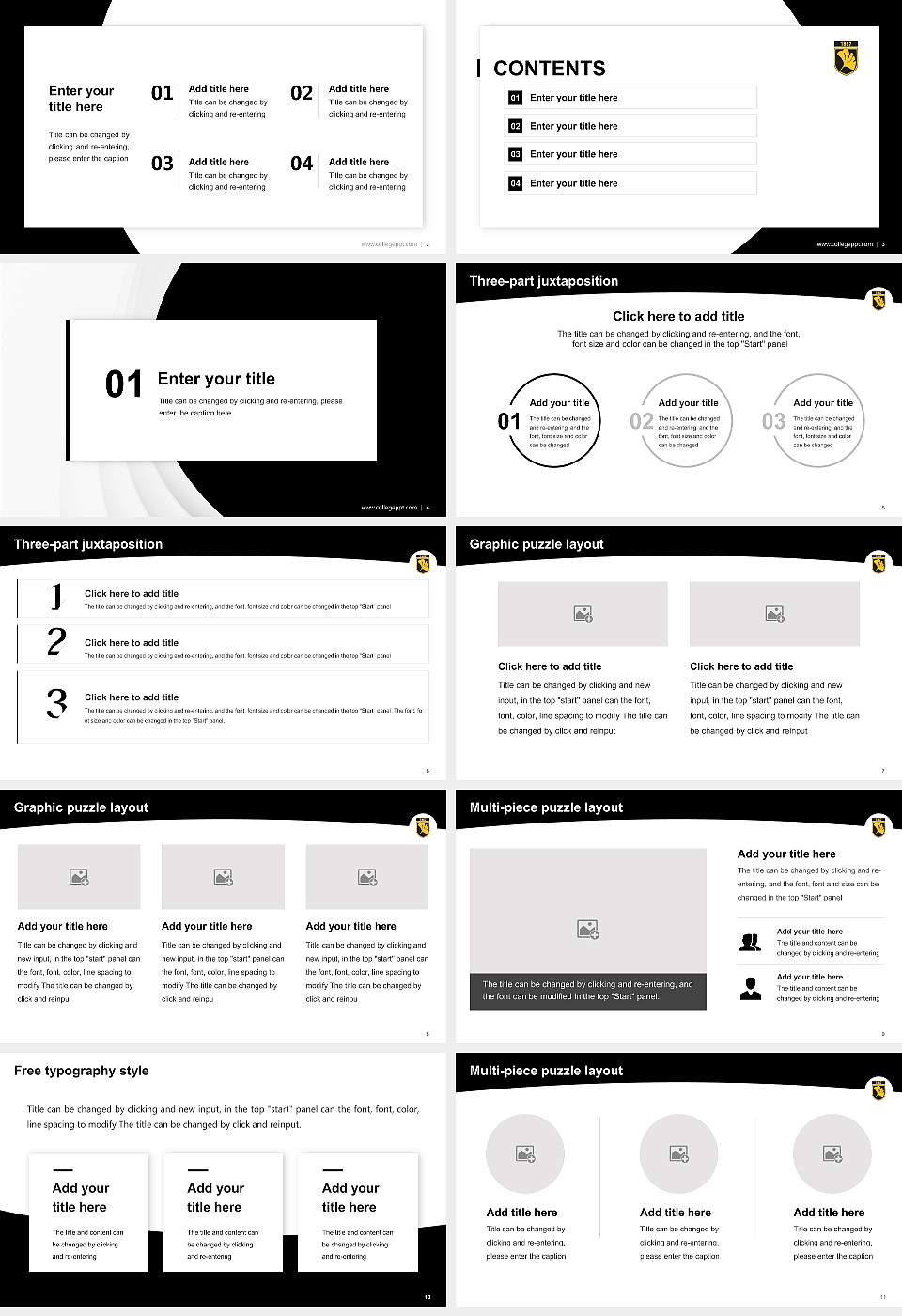 Cedar Crest College Academic Presentation/Research Findings Report PPT Template16:9 ratio PPT effect preview image2