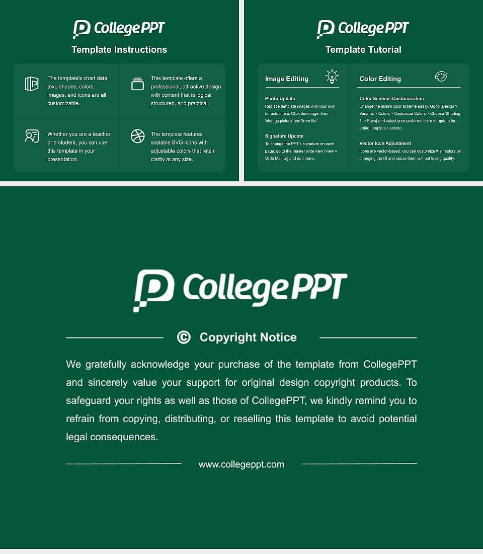 Castleton University Academic Presentation/Research Findings Report PPT Template4:3 ratio PPT effect preview image5