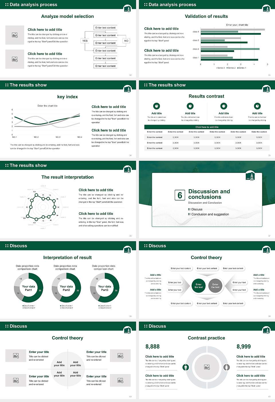 Castleton University Graduation Thesis Defense PPT Template16:9 ratio PPT effect preview image5