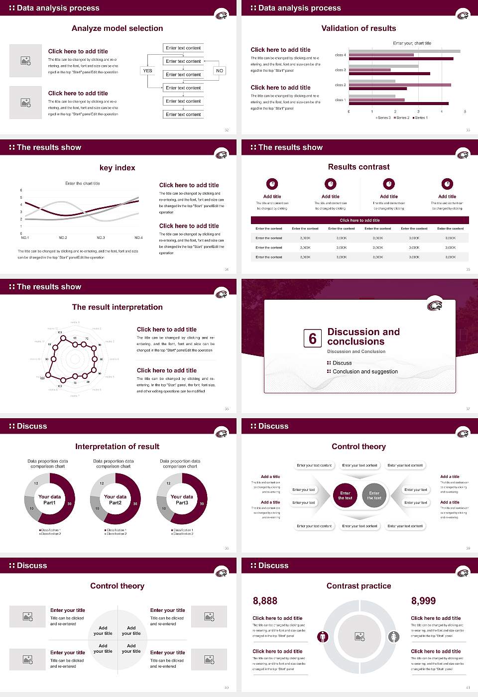 Chadron State College Graduation Thesis Defense PPT Template16:9 ratio PPT effect preview image5