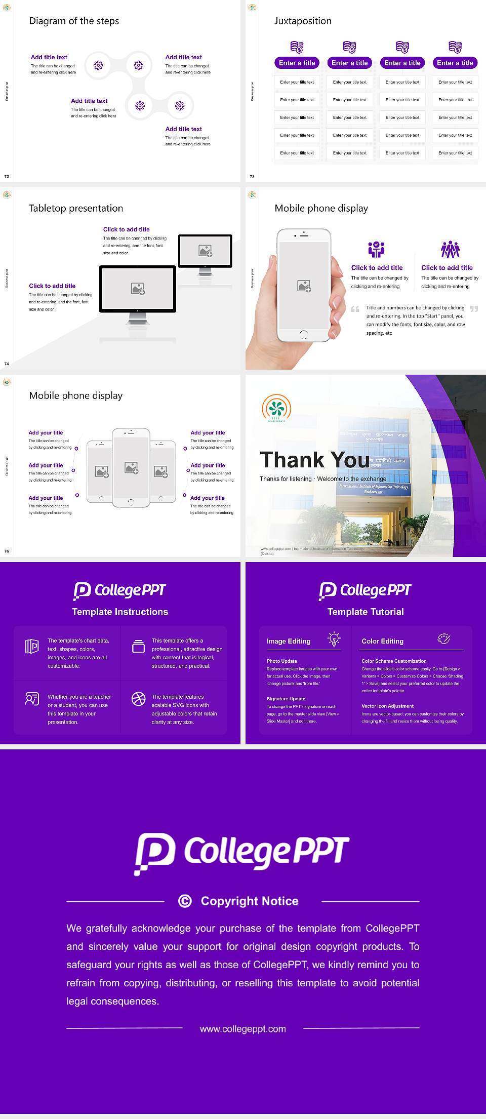 International Institute of Information Technology (Odisha) Competition/Entrepreneurship Contest PPT Template4:3 ratio PPT effect preview image9