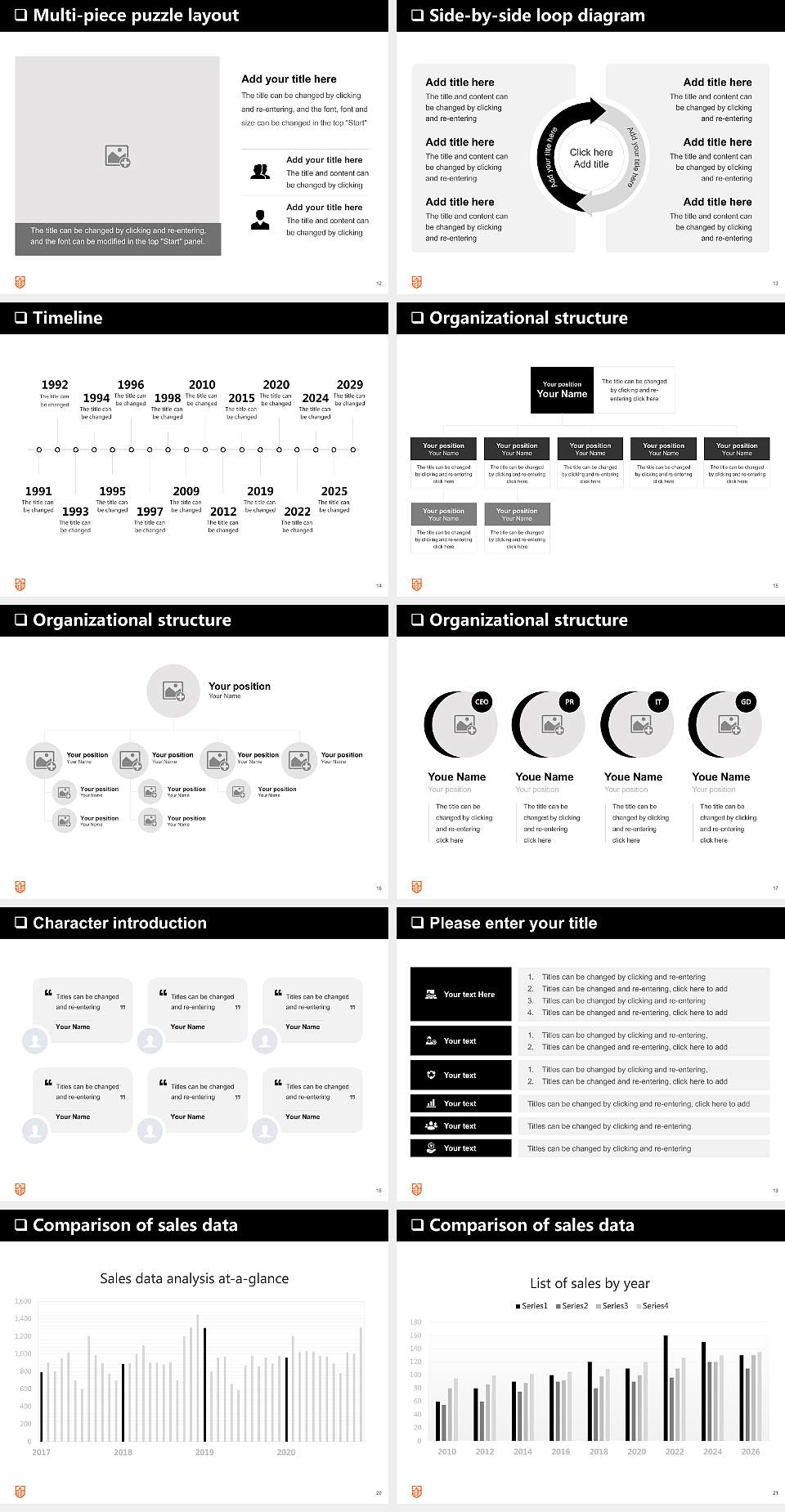 Carroll University General Purpose PPT Template4:3 ratio PPT effect preview image3