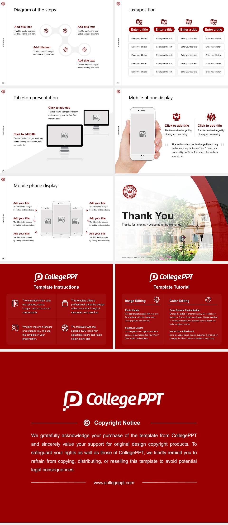Jadavpur University Competition/Entrepreneurship Contest PPT Template4:3 ratio PPT effect preview image9