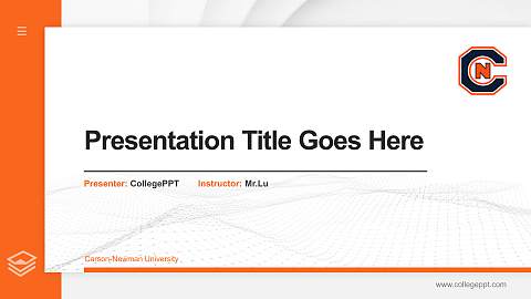 Carson-Newman University Thesis Proposal/Graduation Defense PPT Template
