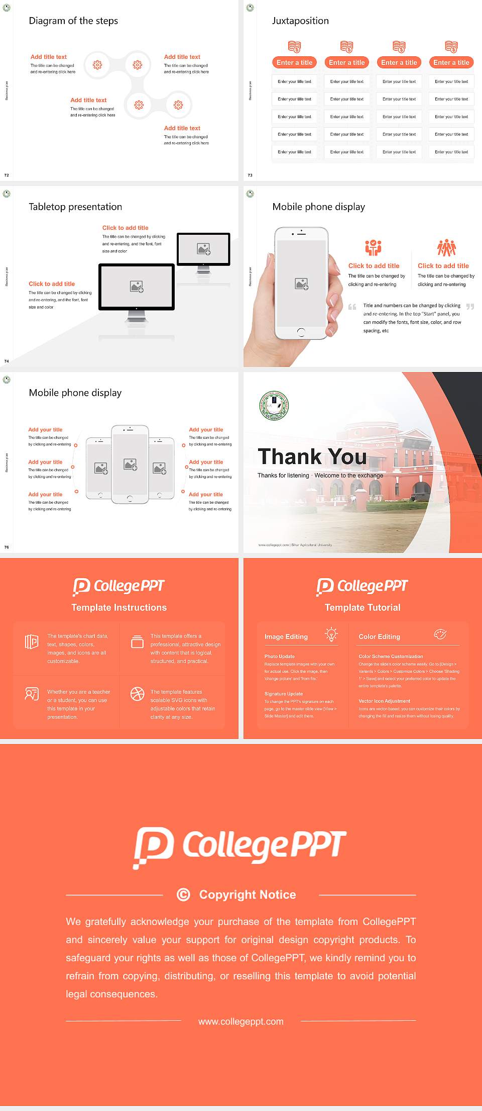 Bihar Agricultural University Competition/Entrepreneurship Contest PPT Template4:3 ratio PPT effect preview image9