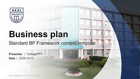 Akal University Competition/Entrepreneurship Contest PPT Template