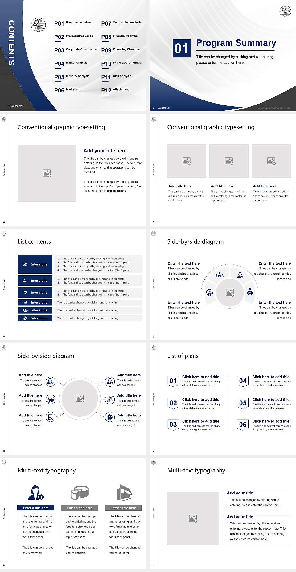Doon University Competition/Entrepreneurship Contest PPT Template4:3 ratio PPT effect preview image2