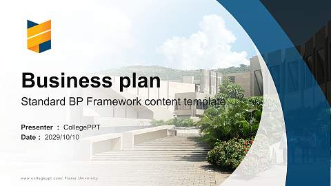 Flame University Competition/Entrepreneurship Contest PPT Template