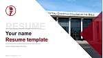 Central Christian College of the Bible Resume PPT Template