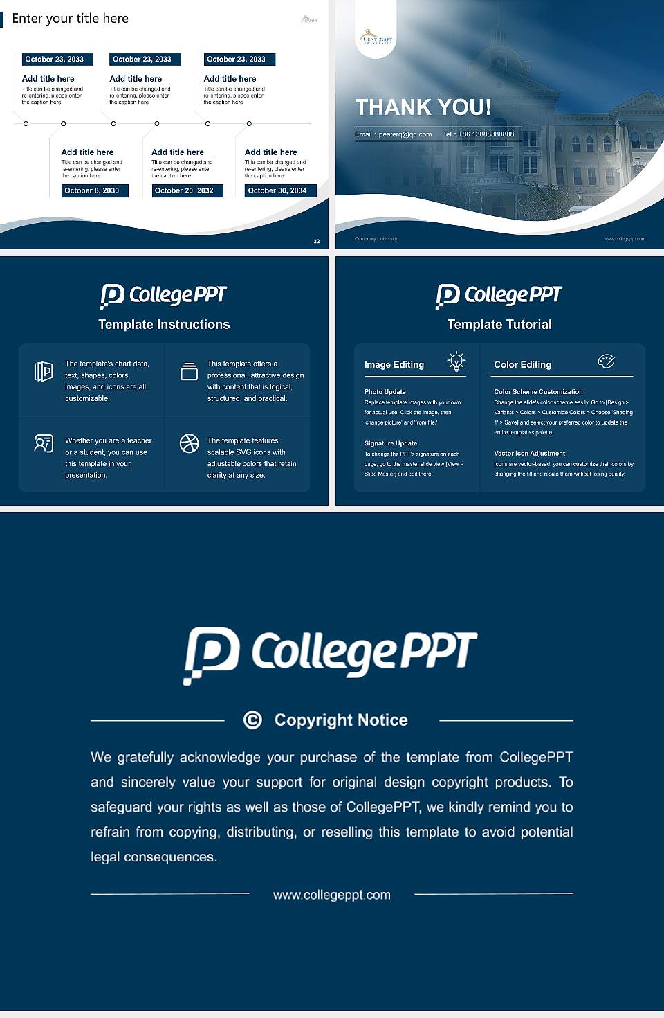 Centenary University Lecture Sharing and Networking Event PPT Template4:3 ratio PPT effect preview image4