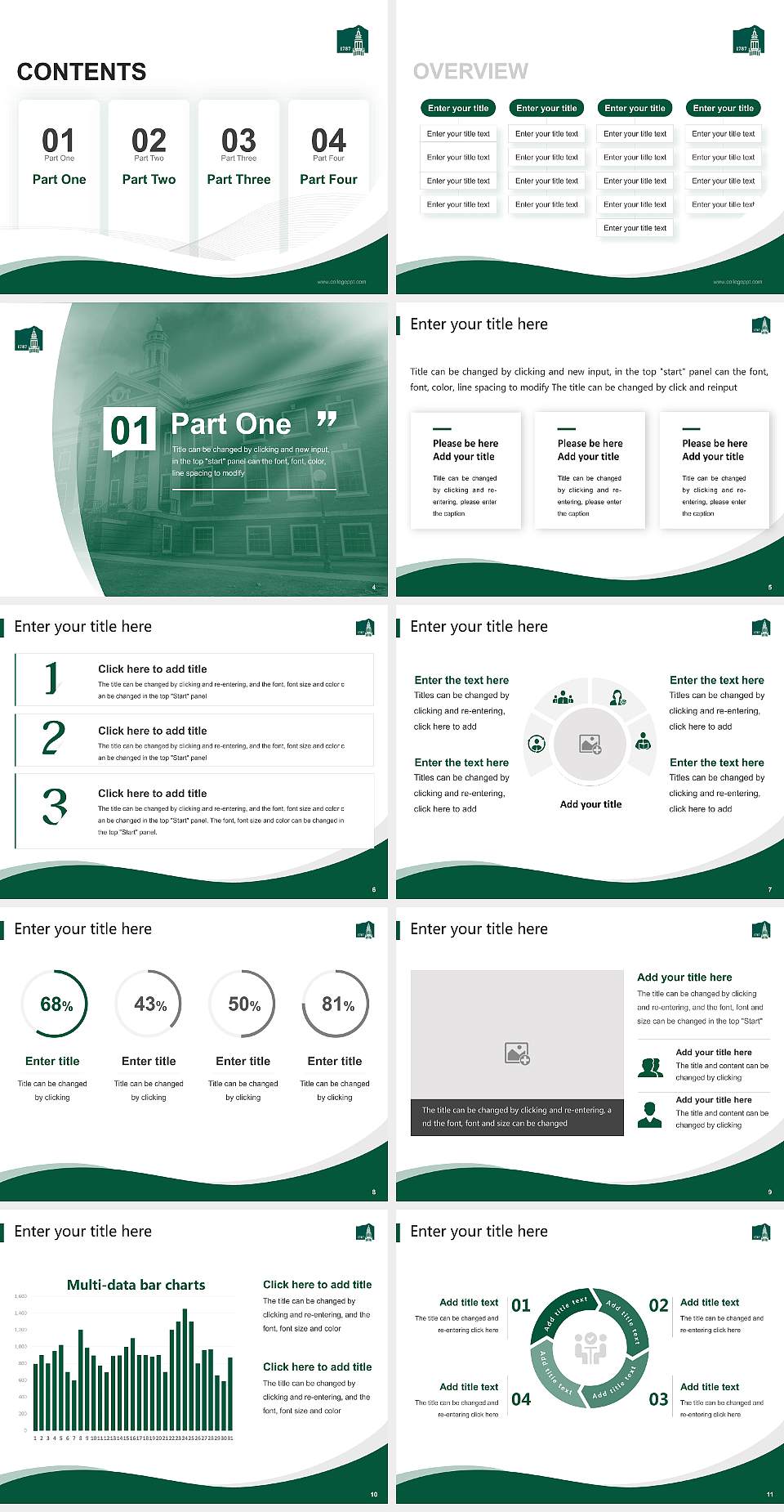 Castleton University Lecture Sharing and Networking Event PPT Template4:3 ratio PPT effect preview image2