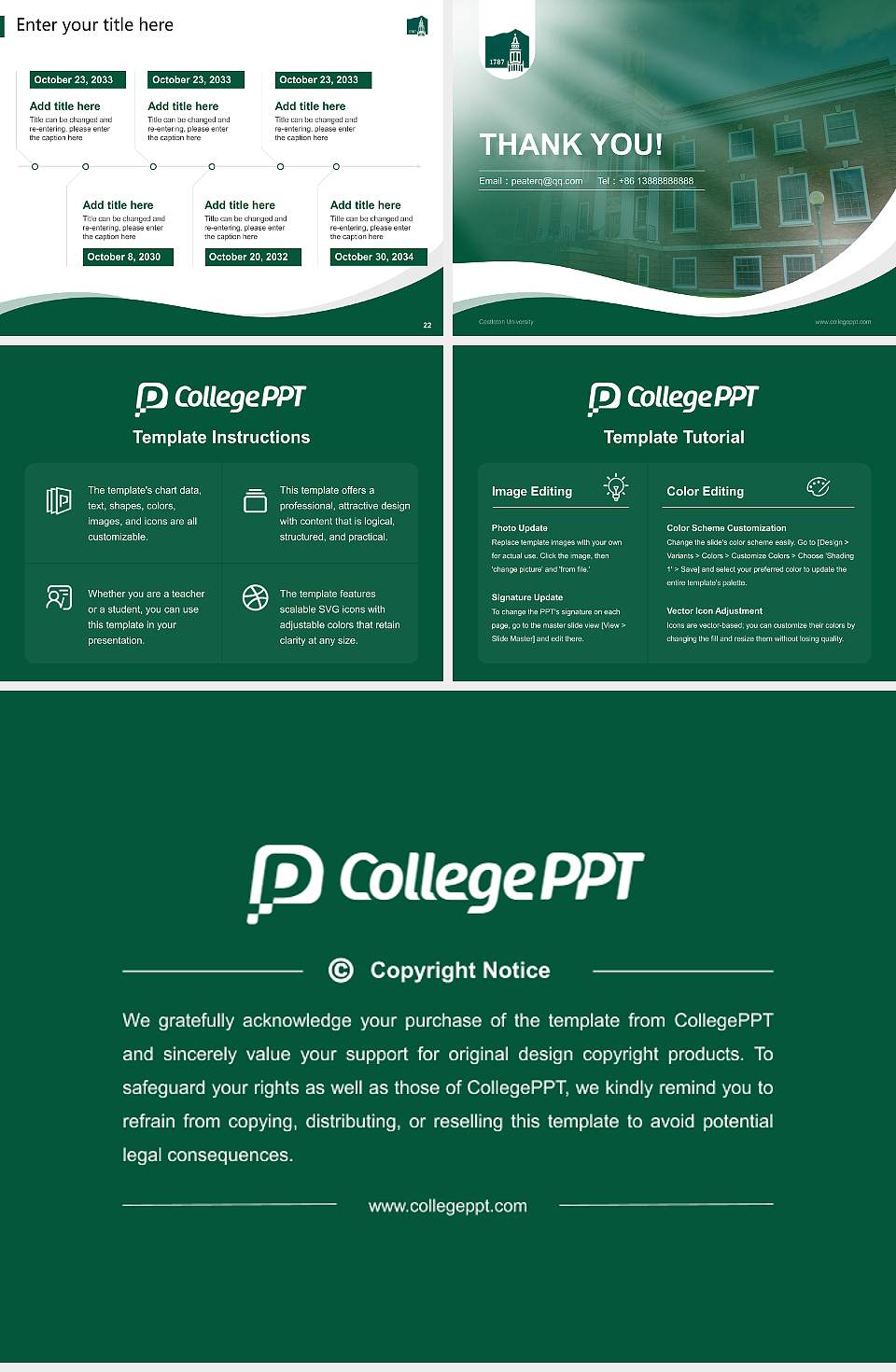 Castleton University Lecture Sharing and Networking Event PPT Template4:3 ratio PPT effect preview image4