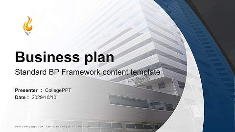 American College of Education Competition/Entrepreneurship Contest PPT Template