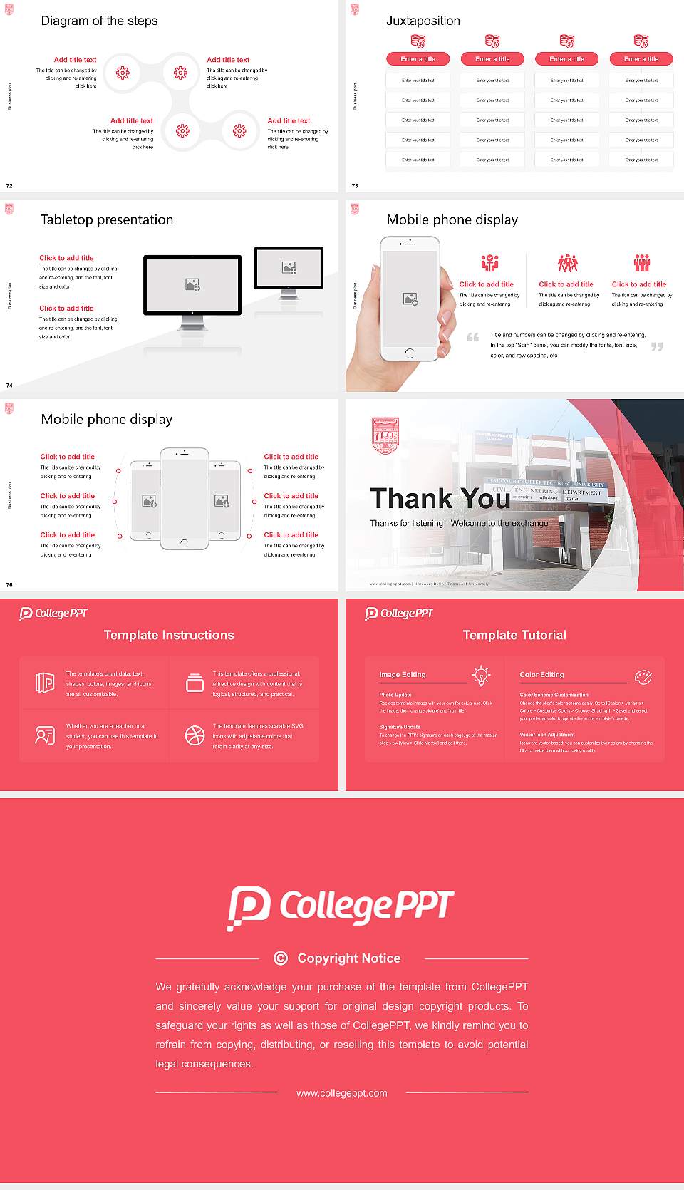 Harcourt Butler Technical University Competition/Entrepreneurship Contest PPT Template16:9 ratio PPT effect preview image9