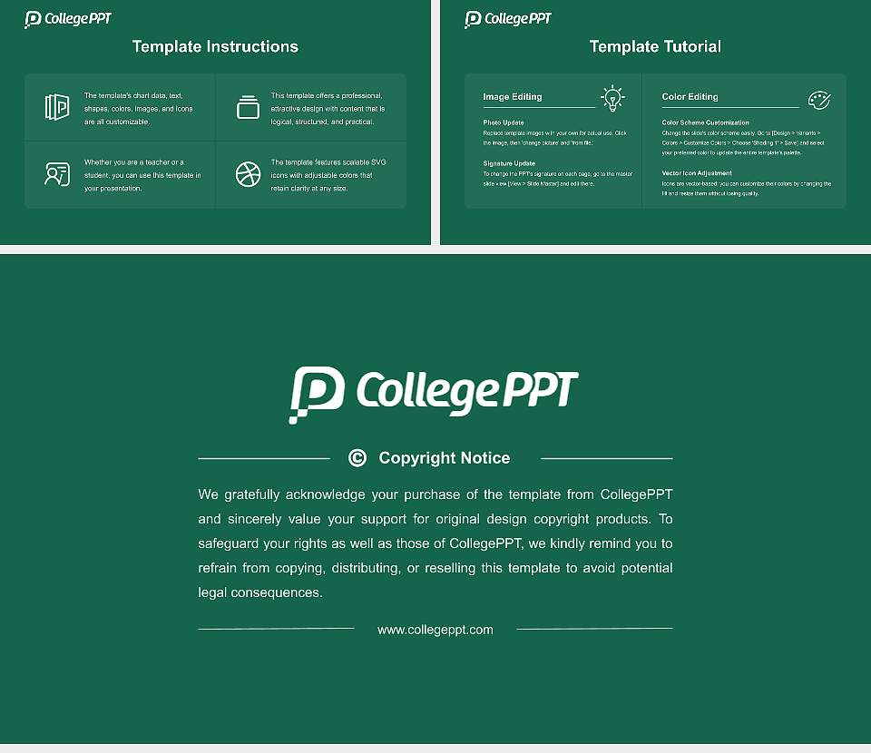 Central Methodist University Course/Courseware Creation PPT Template16:9 ratio PPT effect preview image5