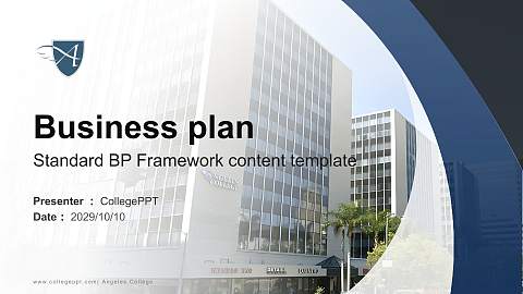 Angeles College Competition/Entrepreneurship Contest PPT Template