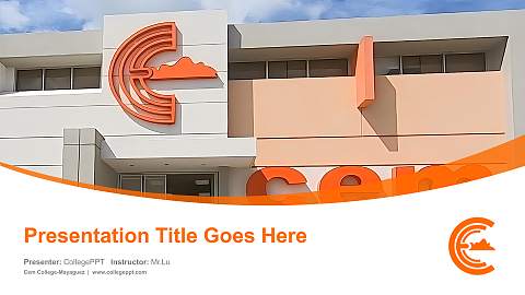 Cem College-Mayaguez Course/Courseware Creation PPT Template