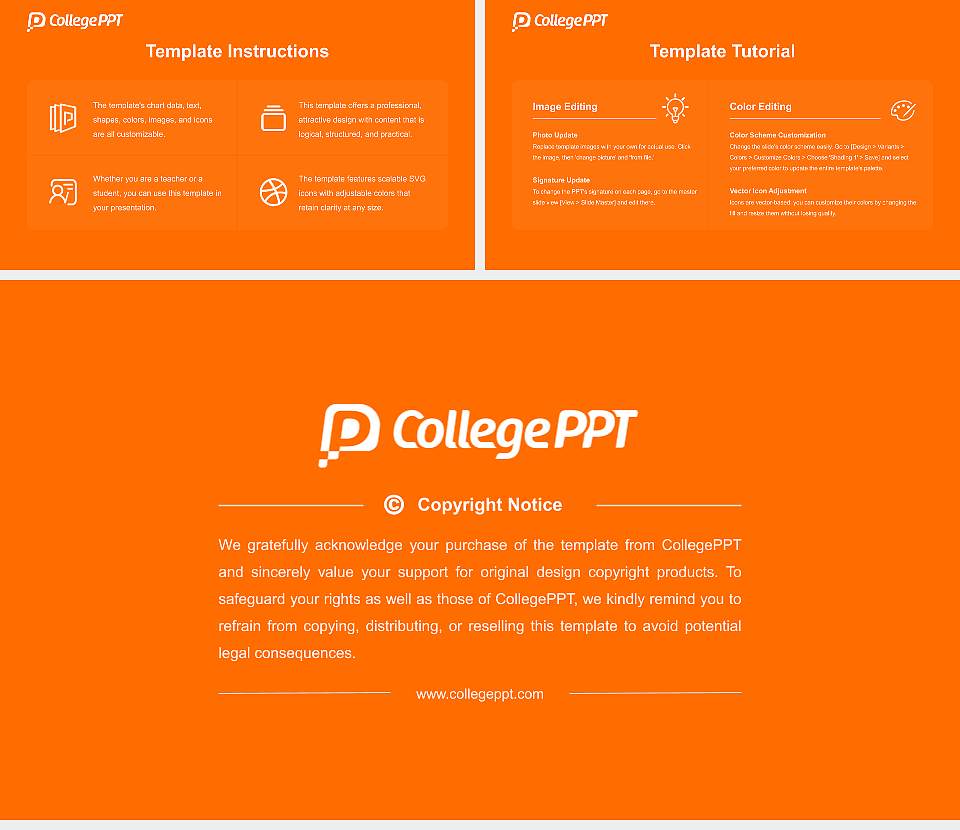 Cem College-Mayaguez Course/Courseware Creation PPT Template16:9 ratio PPT effect preview image5