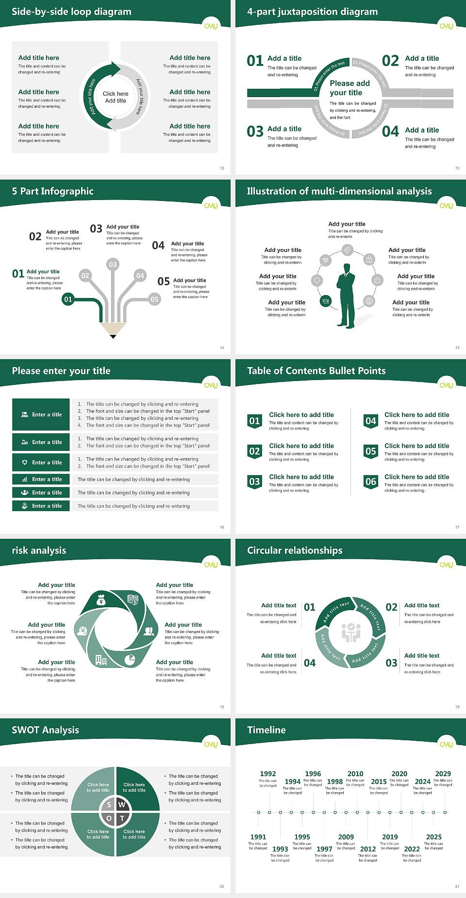 Central Methodist University Academic Presentation/Research Findings Report PPT Template4:3 ratio PPT effect preview image3