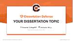 Carson-Newman University학위 논문 방어PPT 템플릿