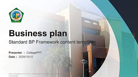 Guru Jambeshwar University of Science and Technology Competition/Entrepreneurship Contest PPT Template