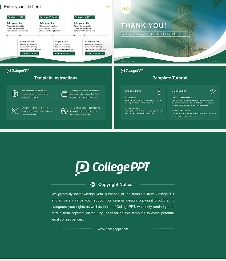 Central Methodist University Lecture Sharing and Networking Event PPT Template16:9 ratio PPT effect preview image4