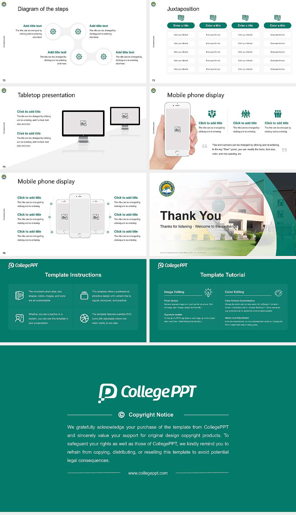Chaudhary Devi Lal University Competition/Entrepreneurship Contest PPT Template16:9 ratio PPT effect preview image9