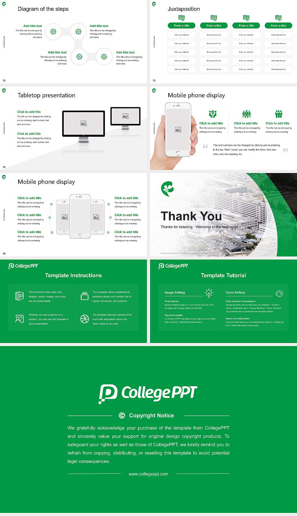 Fukushima Medical University Competition/Entrepreneurship Contest PPT Template16:9 ratio PPT effect preview image9