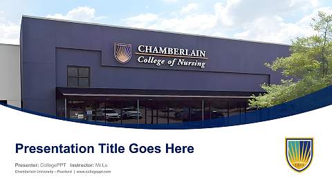 Chamberlain University – Pearland Course/Courseware Creation PPT Template