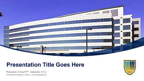 Chamberlain University – Online Course/Courseware Creation PPT Template