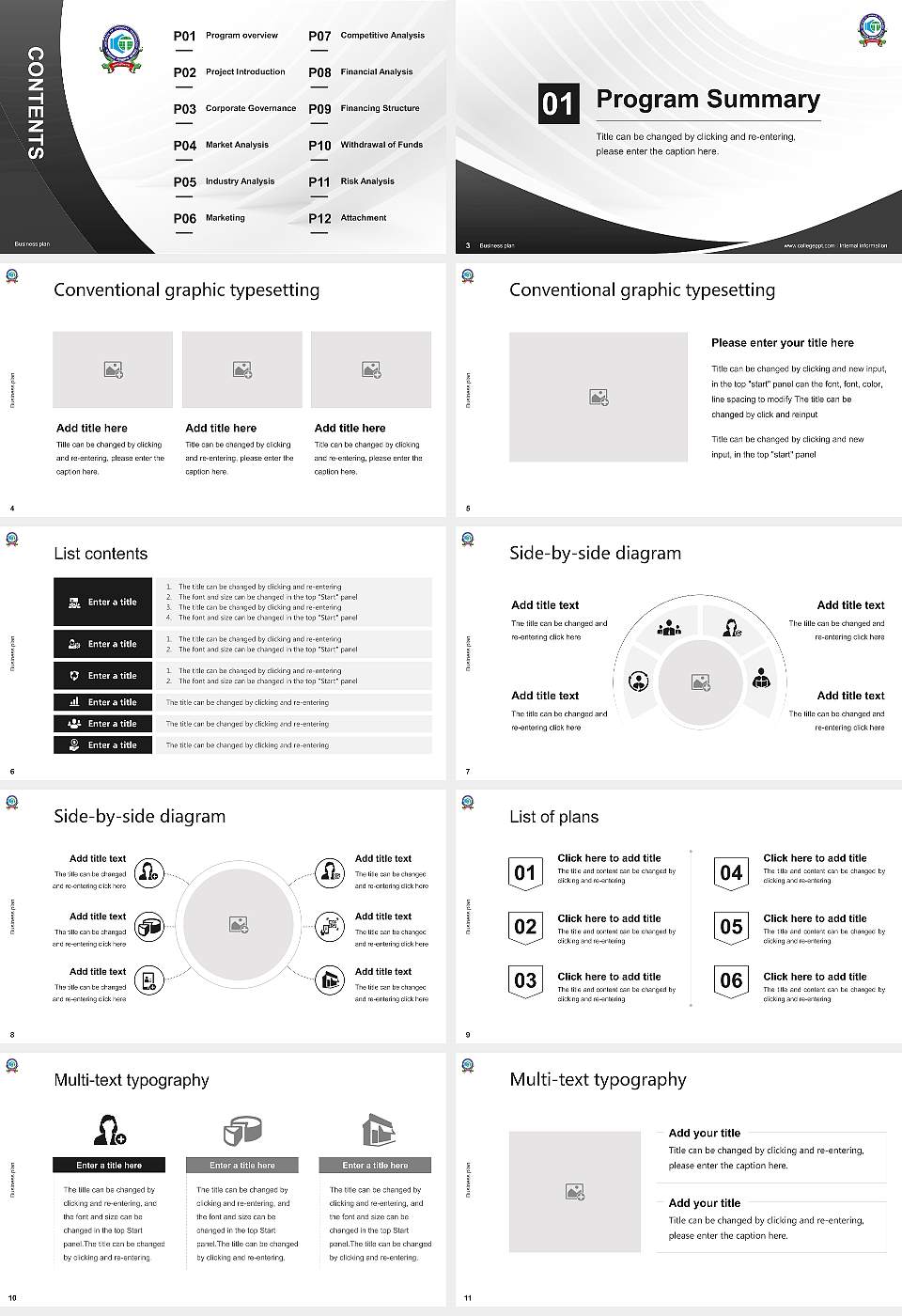 Institute of Chemical Technology Competition/Entrepreneurship Contest PPT Template16:9 ratio PPT effect preview image2